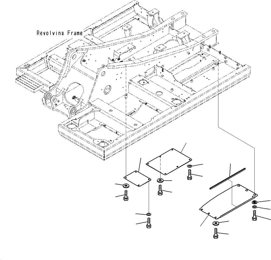 Excavators Komatsu / PC160LC-8 S/N J10001-UP(KI-00008) / UNDER COVER (2/2)(|M0330200 : |M0330200)