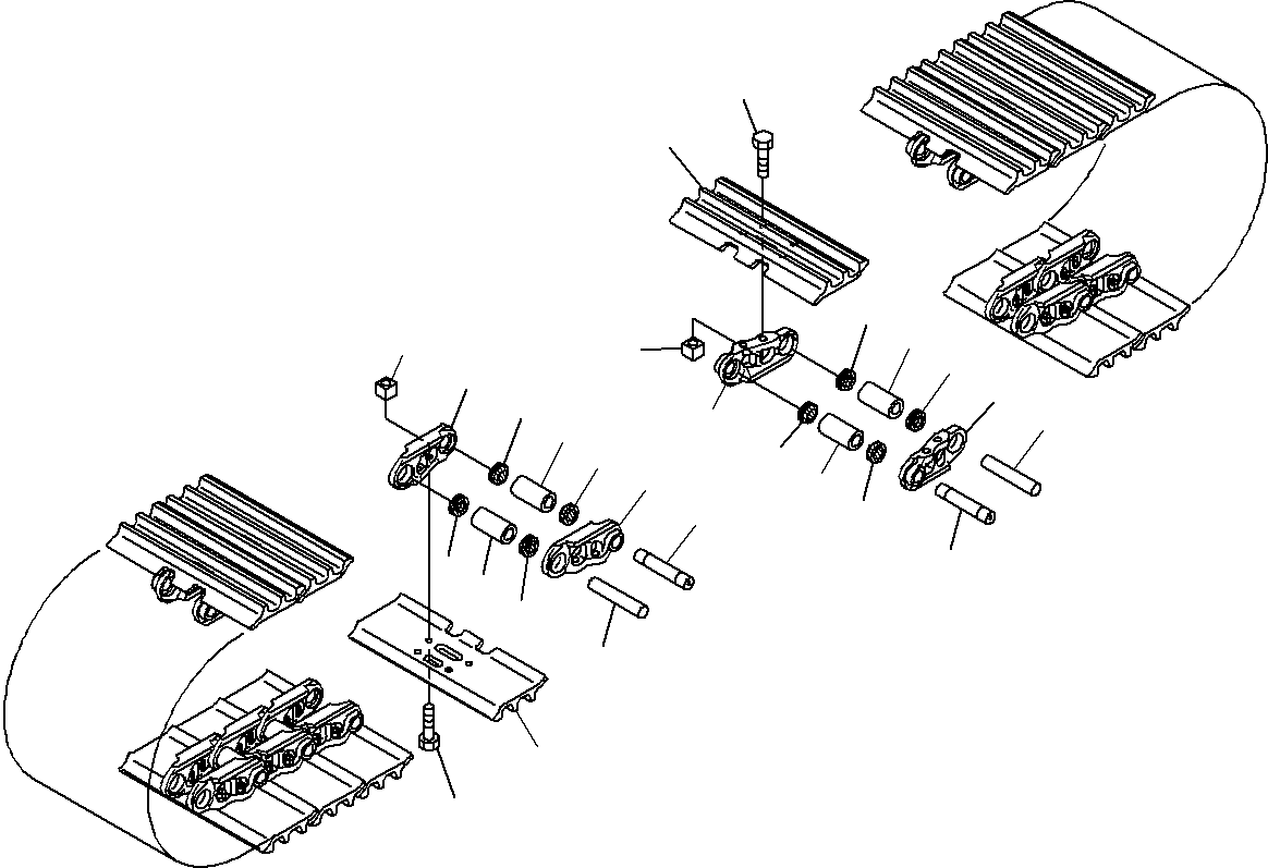 Excavators Komatsu / PC160LC-8 S/N J10001-UP(KI-00008) / TRACK SHOE ASS