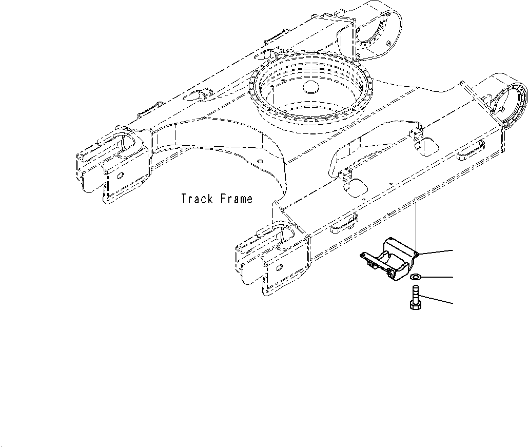 Excavators Komatsu / PC160LC-8 S/N J10001-UP(KI-00008) / TRACK ROLLER GUARD(|R0360120 : |R0360120)