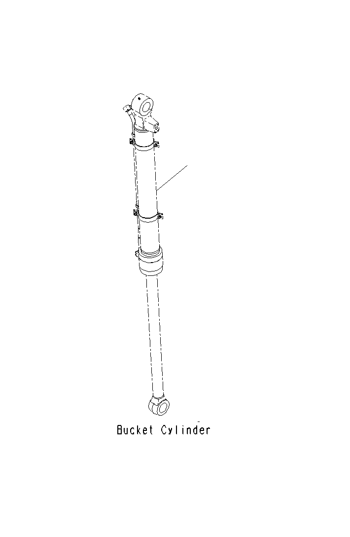 Excavators Komatsu / PC160LC-8 S/N J10001-UP(KI-00008) / ARM (BUCKET CYLINDER)(FOR ARM 2.6M)(100H)(|T0390150 : |T0390150)