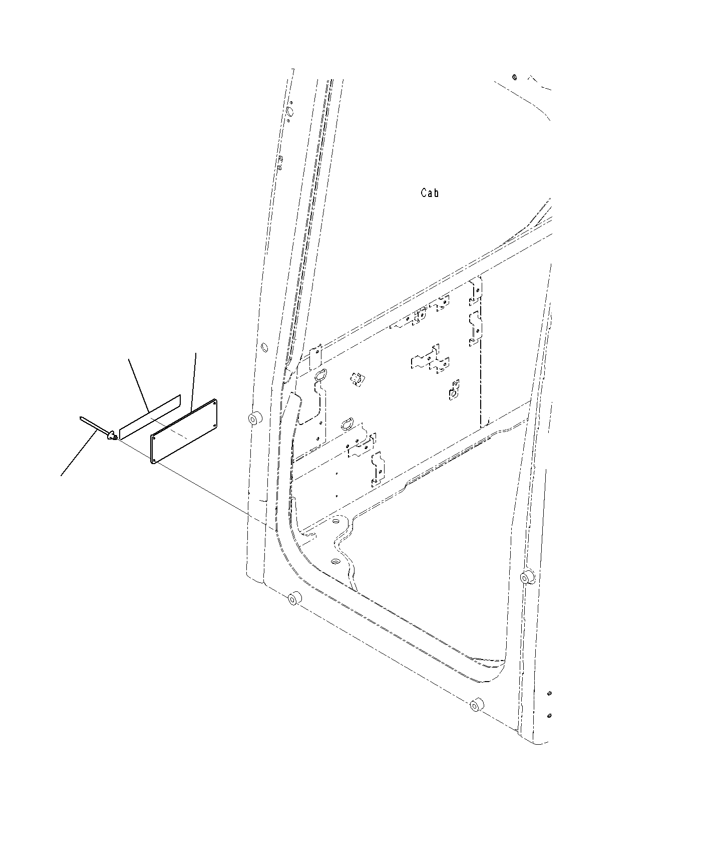 Excavators Komatsu / PC160LC-8 S/N J10001-UP(KI-00008) / ROPS PLATE(|U0420100 : |U0420100)