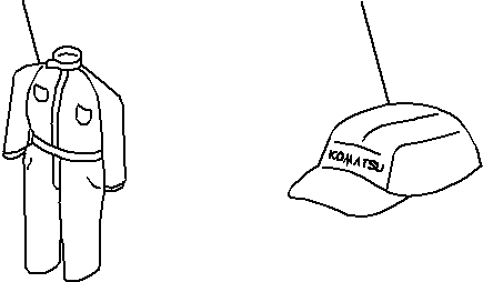 Excavators Komatsu / PC160LC-8 S/N J10001-UP(KI-00008) / CAP AND OVERALL(|V0450020 : |V0450020)