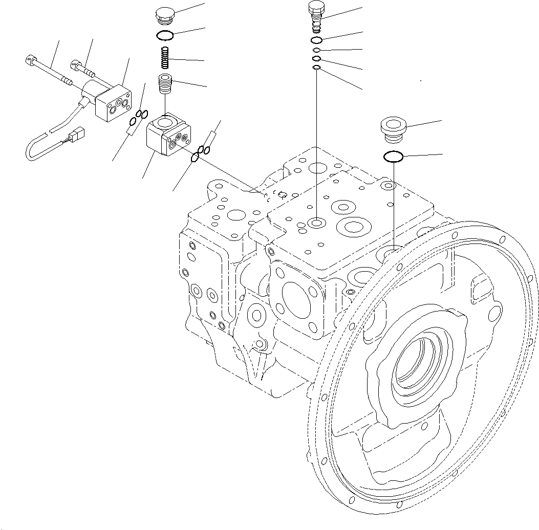 Excavators Komatsu / PC195LC-8 S/N J10001-UP(KI-00009) / MAIN PISTON PUMP, INNER PARTS (9/9)(J10001-J10003)(|B0030100 : |B0030100)