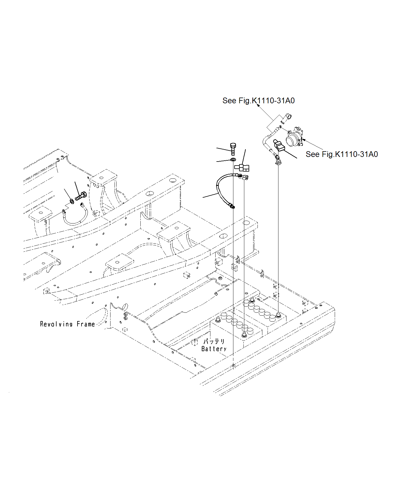 Excavators Komatsu / PC195LC-8 S/N J10001-UP(KI-00009) / ELECTRIC WIRING HARNESS (WORKING LAMP)(|E0120070 : |E0120070)