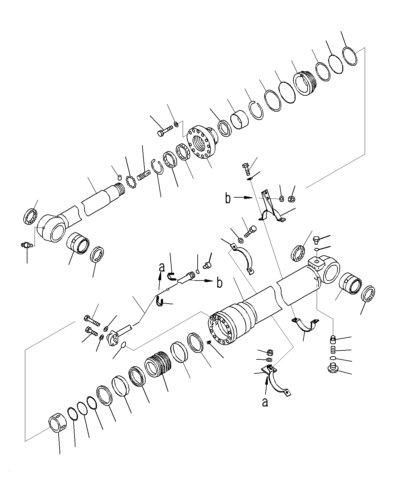 Excavators Komatsu / PC195LC-8 S/N J10001-UP(KI-00009) / ARM CYLINDER (100H)(INNER PARTS)(J10097-UP)(|T0390120 : |T0390120)