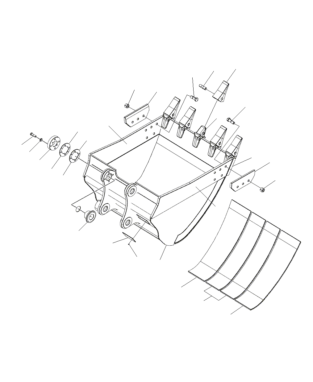 Excavators Komatsu / PC195LC-8 S/N J10001-UP(KI-00009) / BUCKET 0.9M3 ME(|T0390180 : |T0390180)