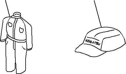 Excavators Komatsu / PC195LC-8 S/N J10001-UP(KI-00009) / CAP AND OVERALL(|V0450020 : |V0450020)