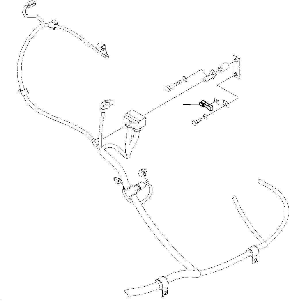 Komatsu parts book diagram for PC300-8M0 S/N J40001-UP: ELECTRIC WIRING HARNESS (RESISTOR)