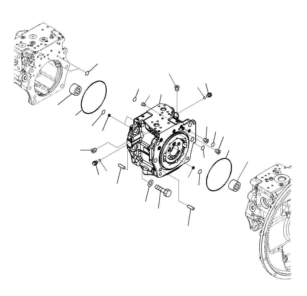 Komatsu parts book diagram for PC300-8M0 S/N J40001-UP: PISTON PUMP (INNER PARTS 2/12)
