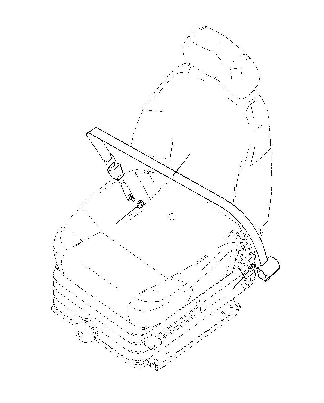 Excavators Komatsu / PC300-8M0 S/N J40001-UP(KI-00011) / SEAT BELT, 50MM WIDTH(|K0270030 : |K0270030)