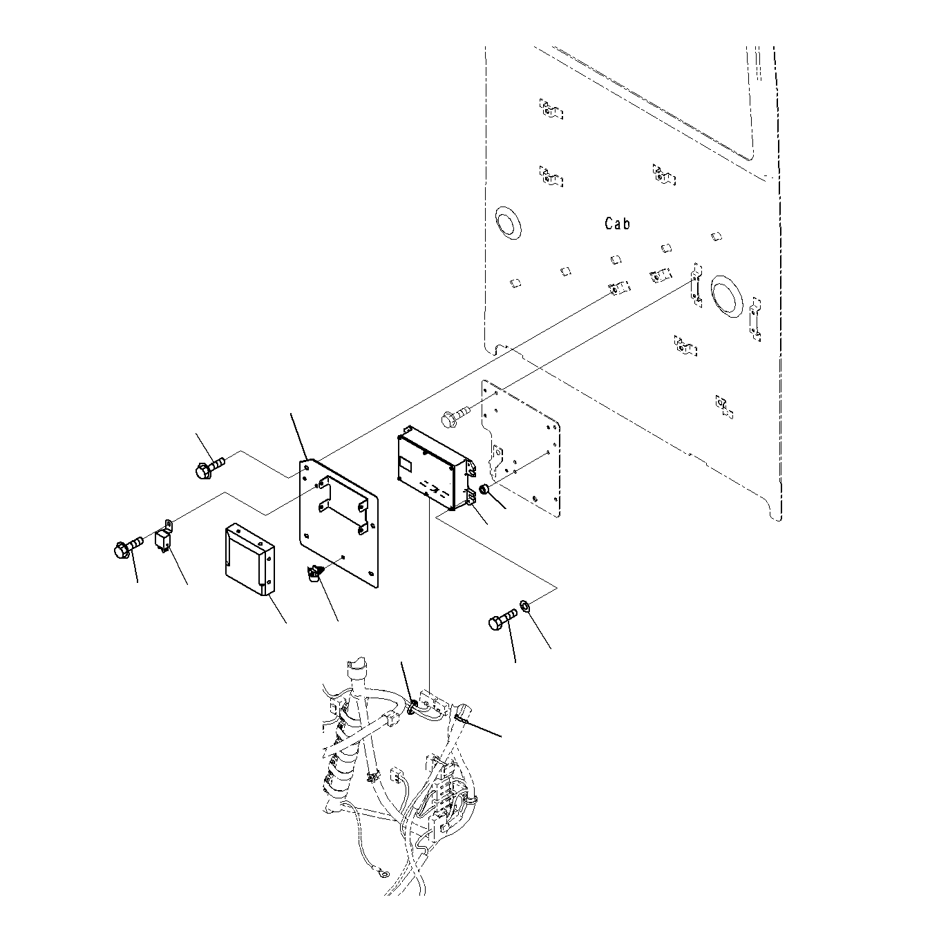 Excavators Komatsu / PC300-8M0 S/N J40001-UP(KI-00011) / CAB (AC CONTROLLER AND KOMTRAX CONTROLLER)(|K0270330 : |K0270330)