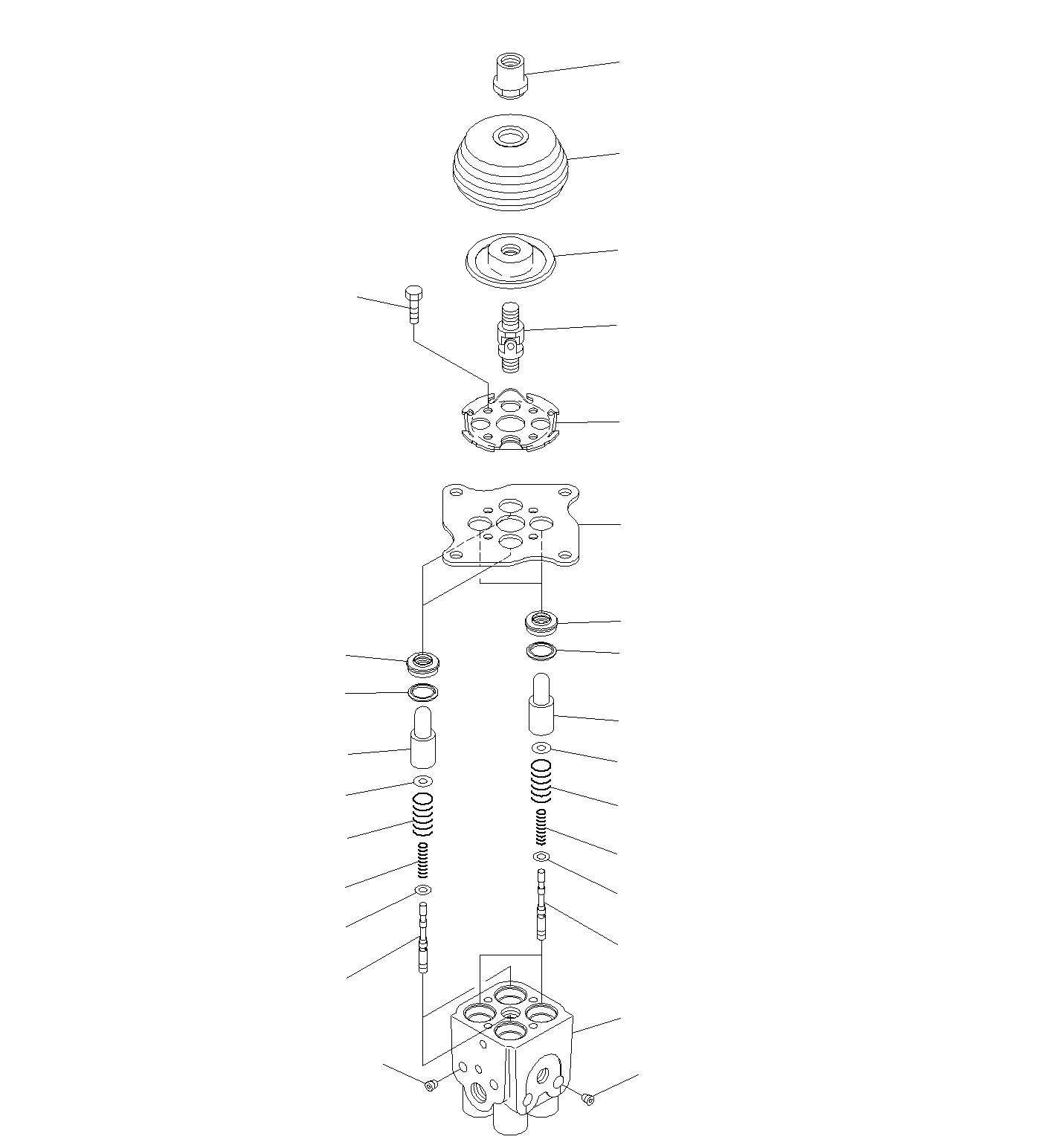 Komatsu parts book diagram for PC300-8M0 S/N J40001-UP: CAB (PPC VALVE FOR WORK EQUIPMENT, L.H)