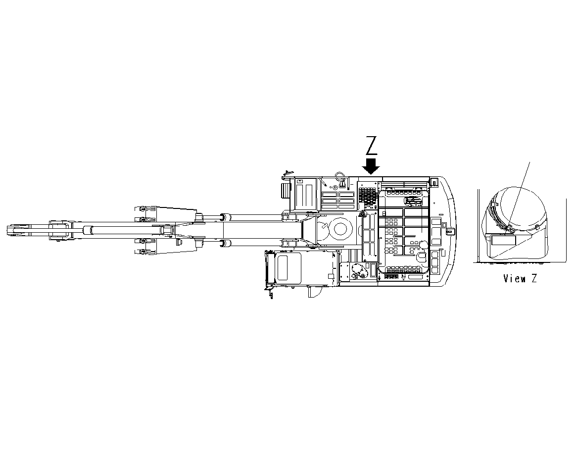 Komatsu parts book diagram for PC300-8M0 S/N J40001-UP: SERVICE INSTRUCTION (AIR CLEANER)