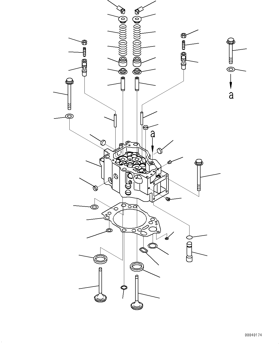 Dump Trucks Komatsu / HD785-NI-7 S/N N10561-UP(KIPL0001) / CYLINDER HEAD(|A00001 : |A00001)