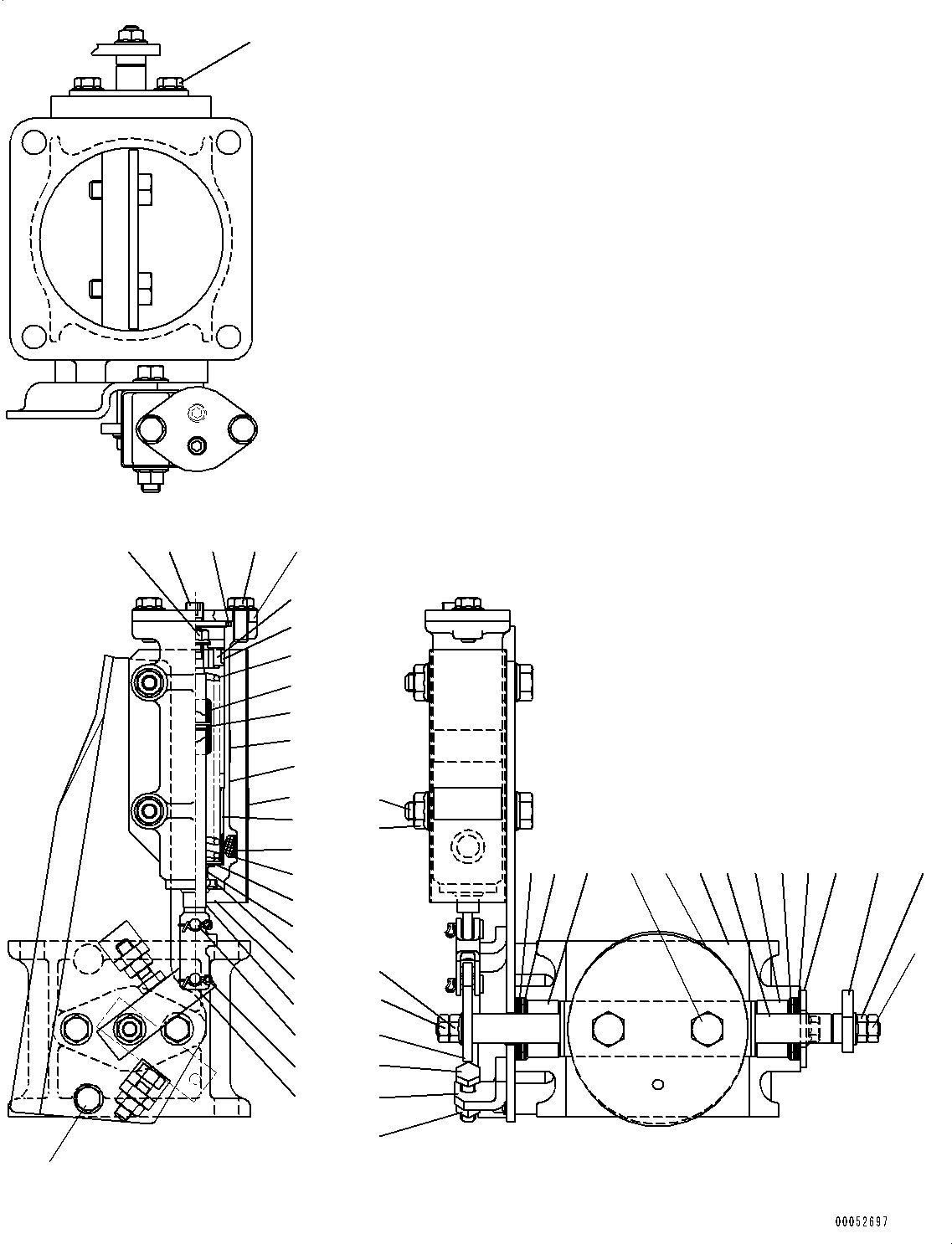 Dump Trucks Komatsu / HD785-NI-7 S/N N10561-UP(KIPL0001) / EXHAUST BRAKE (FOR ENGINE EXHAUST BRAKE SYSTEM) (INNER PARTS) (2/2)(|A00020 : |A00020)