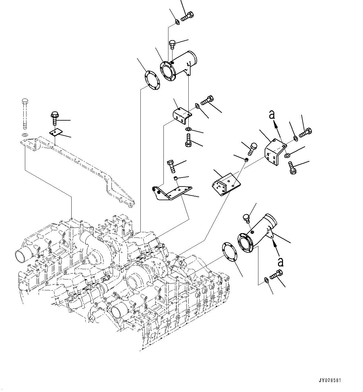 Dump Trucks Komatsu / HD785-NI-7 S/N N10561-UP(KIPL0001) / EXHAUST BRAKE(|A00022 : |A00022)