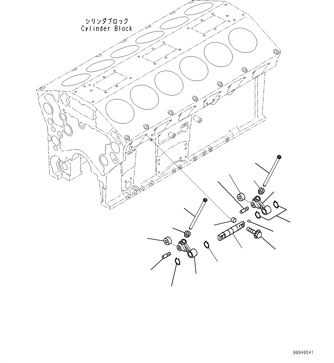 Dump Trucks Komatsu / HD785-NI-7 S/N N10561-UP(KIPL0001) / CAMSHAFT RELATED PARTS (CAM FOLLOWER)(|A00025 : |A00025)