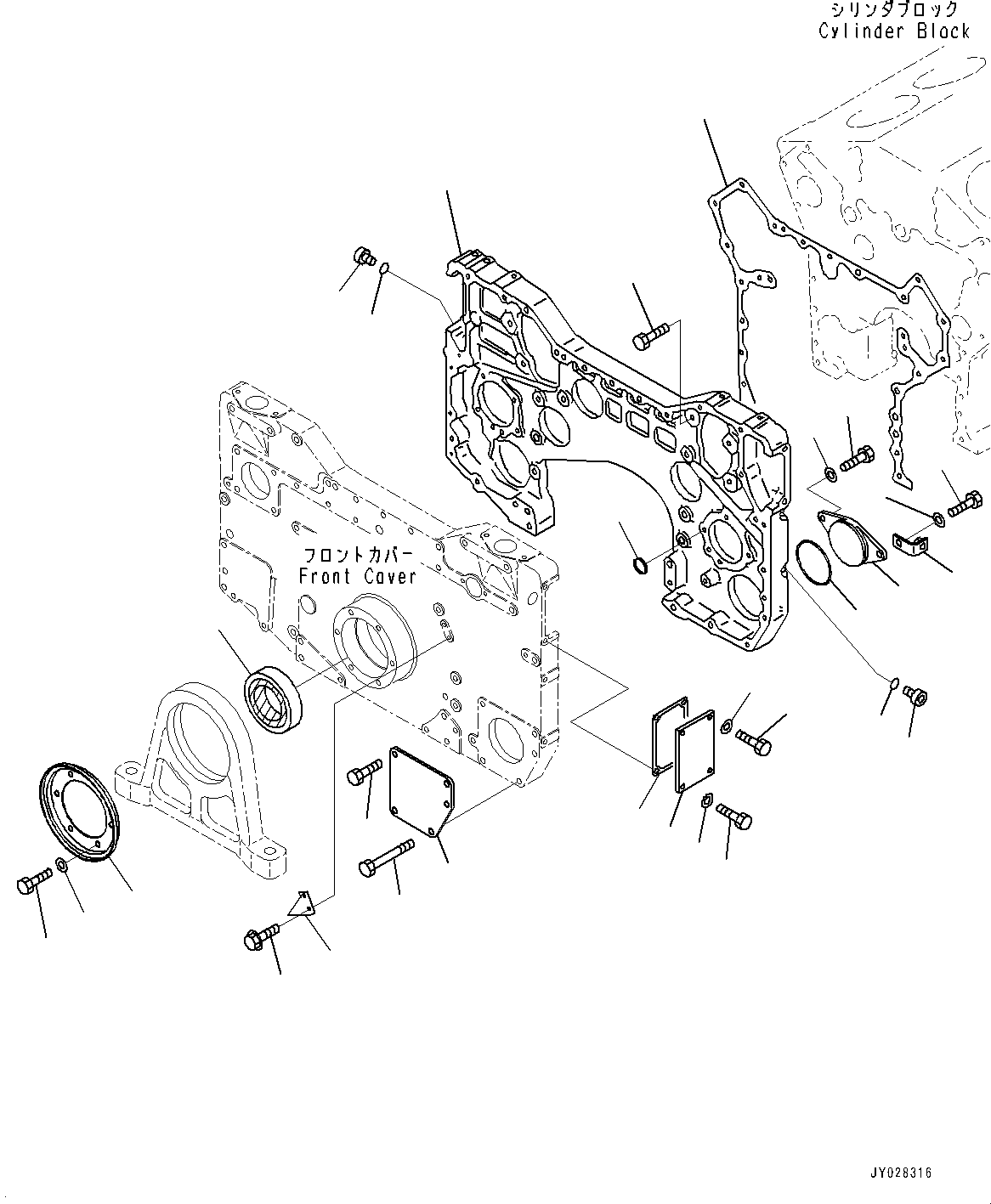 Dump Trucks Komatsu / HD785-NI-7 S/N N10561-UP(KIPL0001) / FRONT GEAR TRAIN CASE (FOR EXTRA BAD FUEL AND POOR FUEL SPECIFICATION, WATER+DUST, ADDITIONAL FILTER) (ACCESSORY PARTS)(|A00029 : |A00029)
