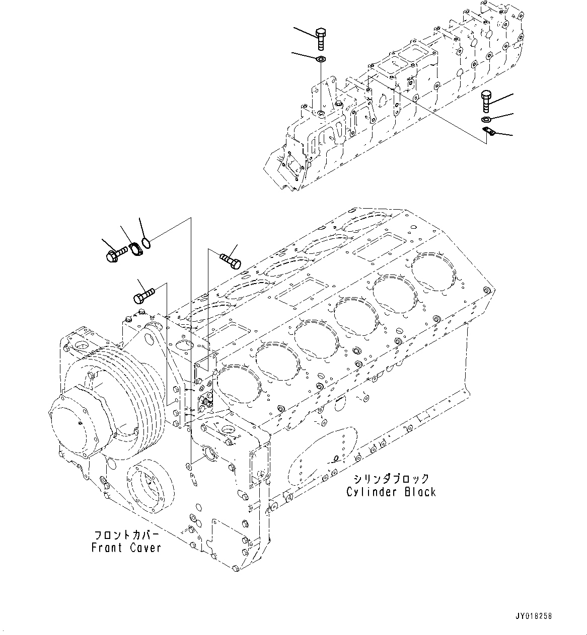 Dump Trucks Komatsu / HD785-NI-7 S/N N10561-UP(KIPL0001) / FRONT GEAR TRAIN CASE (FOR EXTRA BAD FUEL AND POOR FUEL SPECIFICATION, WATER+DUST, ADDITIONAL FILTER, VHMS LESS) (COVER)(|A00041 : |A00041)