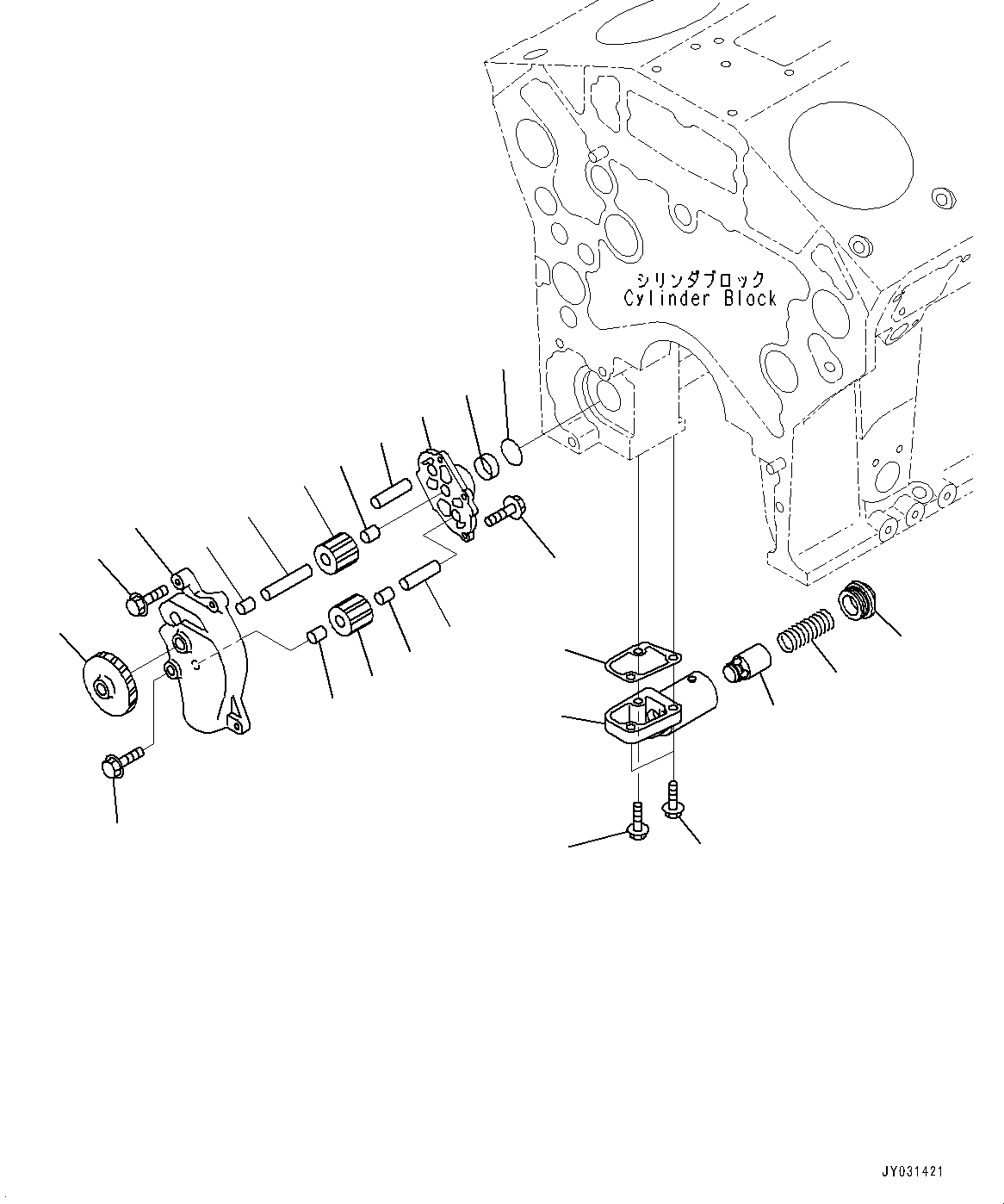 Dump Trucks Komatsu / HD785-NI-7 S/N N10561-UP(KIPL0001) / ENGINE OIL PUMP(|A00091 : |A00091)