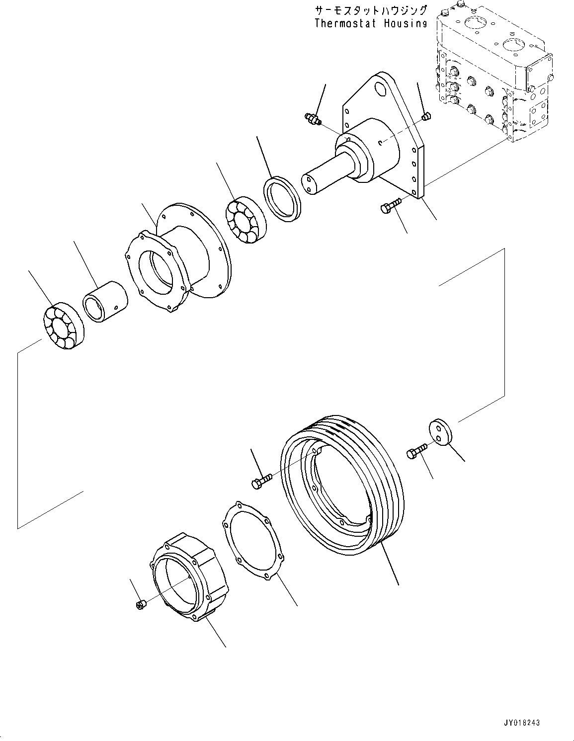 Dump Trucks Komatsu / HD785-NI-7 S/N N10561-UP(KIPL0001) / COOLING FAN DRIVE(|A00138 : |A00138)