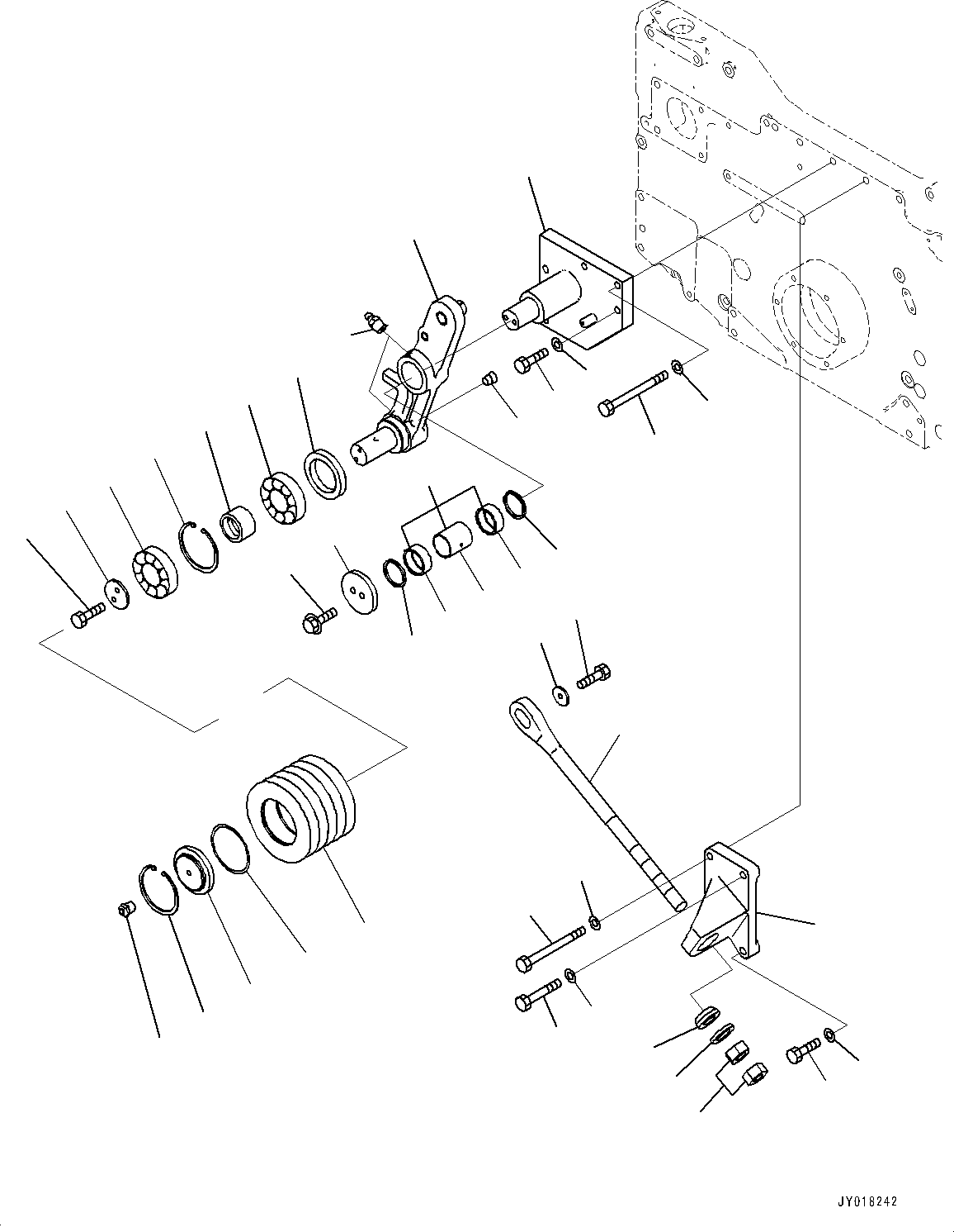 Dump Trucks Komatsu / HD785-NI-7 S/N N10561-UP(KIPL0001) / TENSION PULLEY(|A00140 : |A00140)