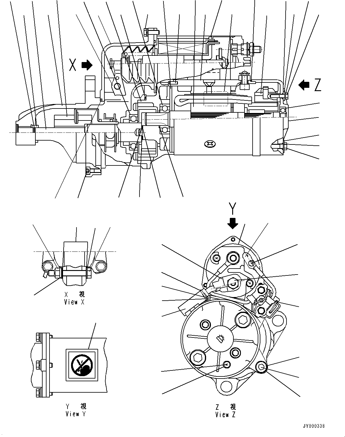 Dump Trucks Komatsu / HD785-NI-7 S/N N10561-UP(KIPL0001) / STARTING MOTOR (7.5KW) (INNER PARTS)(|A00181 : |A00181)