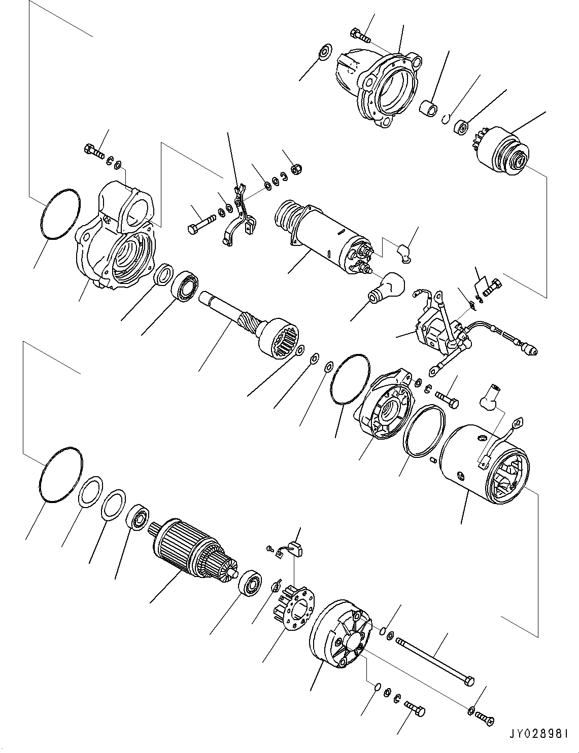 Dump Trucks Komatsu / HD785-NI-7 S/N N10561-UP(KIPL0001) / STARTING MOTOR (2-11.0KW)(|A00183 : |A00183)