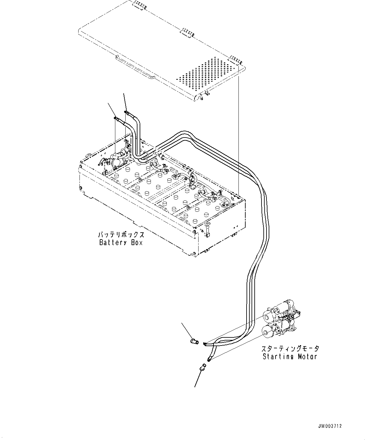 Komatsu parts book diagram for HD785-NI-7 S/N N10561-UP: ENGINE RELATED PARTS (OIL QUICK CHARGE, ENGINE EXHAUST BRAKE SYSTEM, ENGINE PRE-LUBRICATION SYSTEM, EPA REGULATIONS TPEM) (START