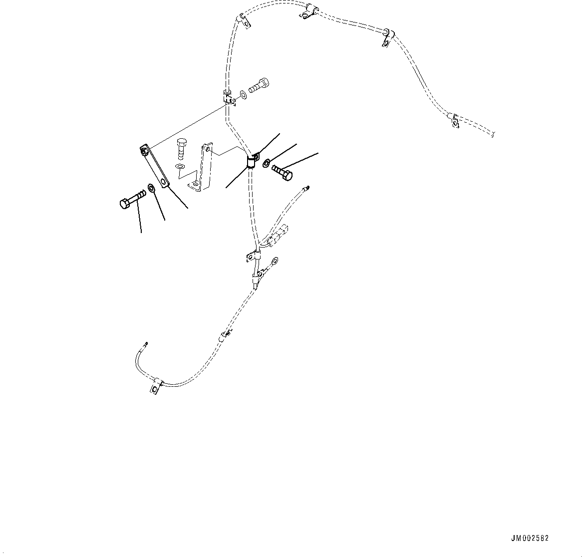 Komatsu parts book diagram for HD785-NI-7 S/N N10561-UP: PRE LUBRICATION (ENGINE PRE-LUBRICATION SYSTEM) (WIRING HARNESS MOUNTING) (3/4)