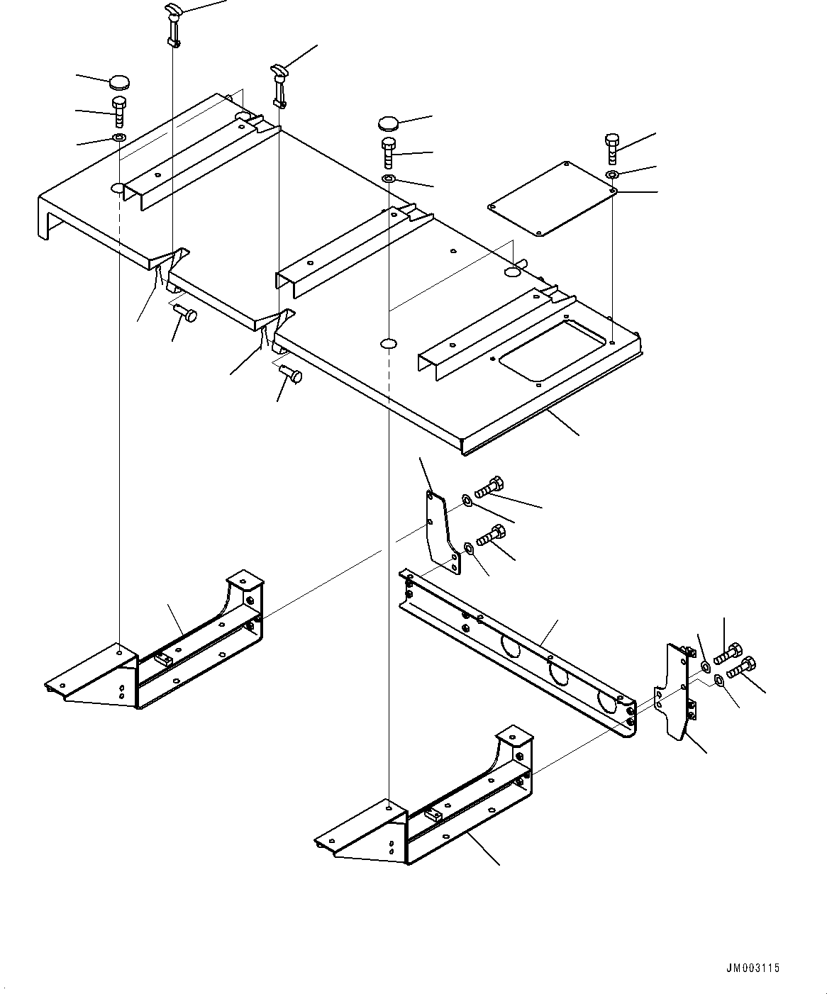 Komatsu parts book diagram for HD785-NI-7 S/N N10561-UP: BATTERY BOX AND REAR HOOD (EXTRA BAD FUEL AND POOR FUEL SPECIFICATION, WATER+DUST, ADDITIONAL FILTER, ENGINE EXHAUST BRAKE SYSTE