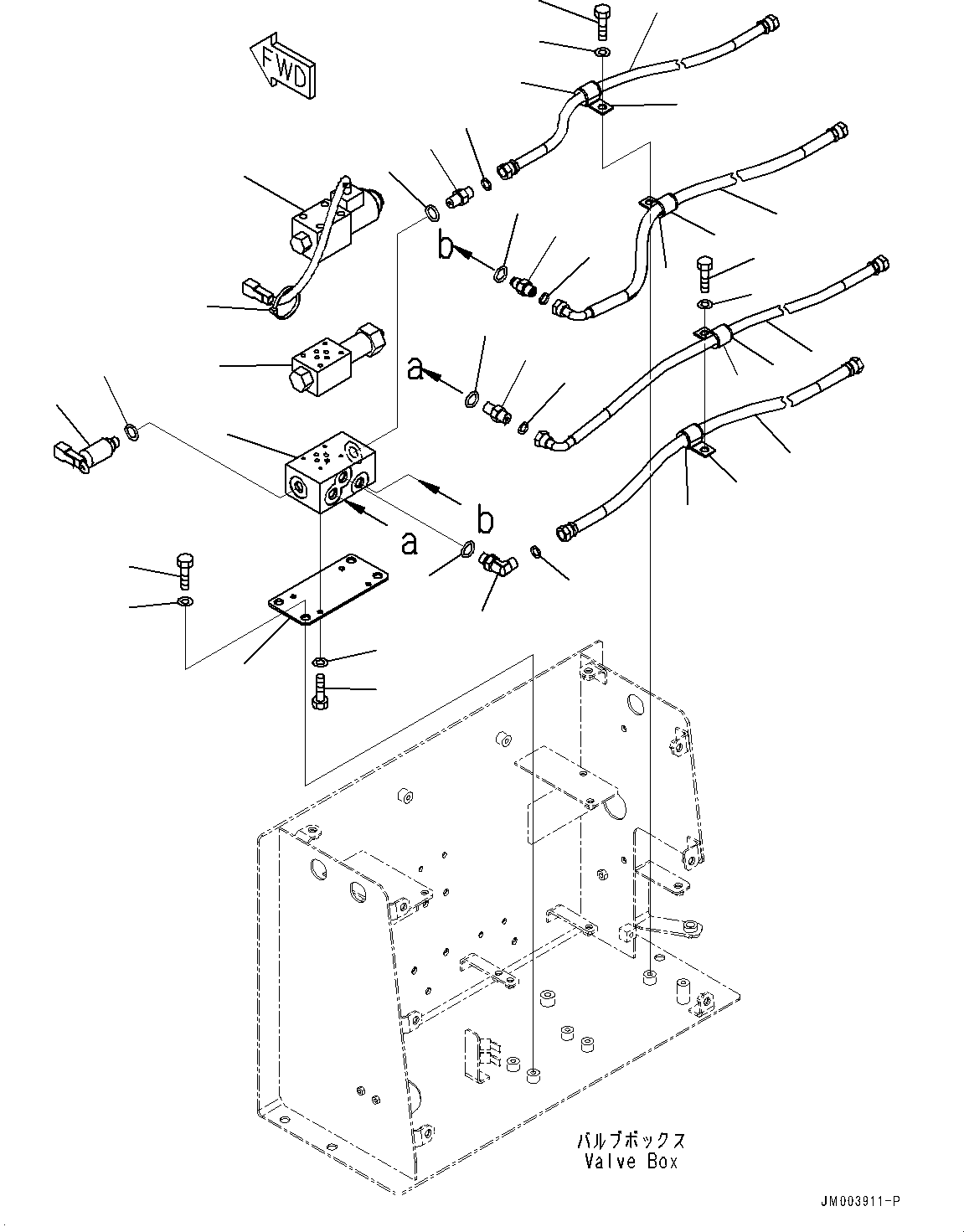 Komatsu parts book diagram for HD785-NI-7 S/N N10561-UP: BATTERY BOX AND REAR HOOD (LARGE CAPACITY BATTERY, EXTRA BAD FUEL AND POOR FUEL SPECIFICATION, WATER+DUST, ADDITIONAL FILTER, AN