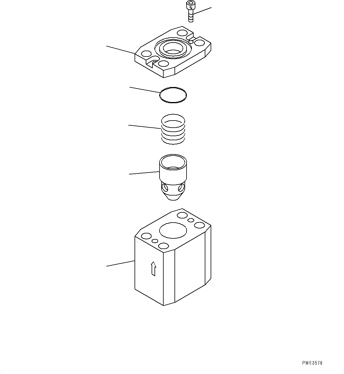 Komatsu parts book diagram for HD785-NI-7 S/N N10561-UP: HYDRAULIC TANK (OIL QUICK CHARGE, OIL FILLER CAP LOCK AND COVER LOCK) (CHECK VALVE)