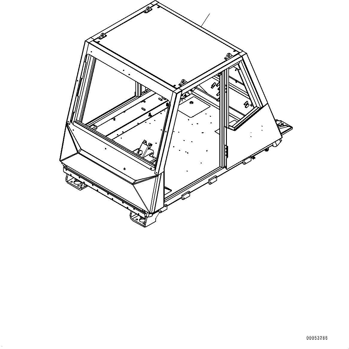 Komatsu parts book diagram for HD785-NI-7 S/N N10561-UP: CAB AND CAB FLOOR GROUP, CAB