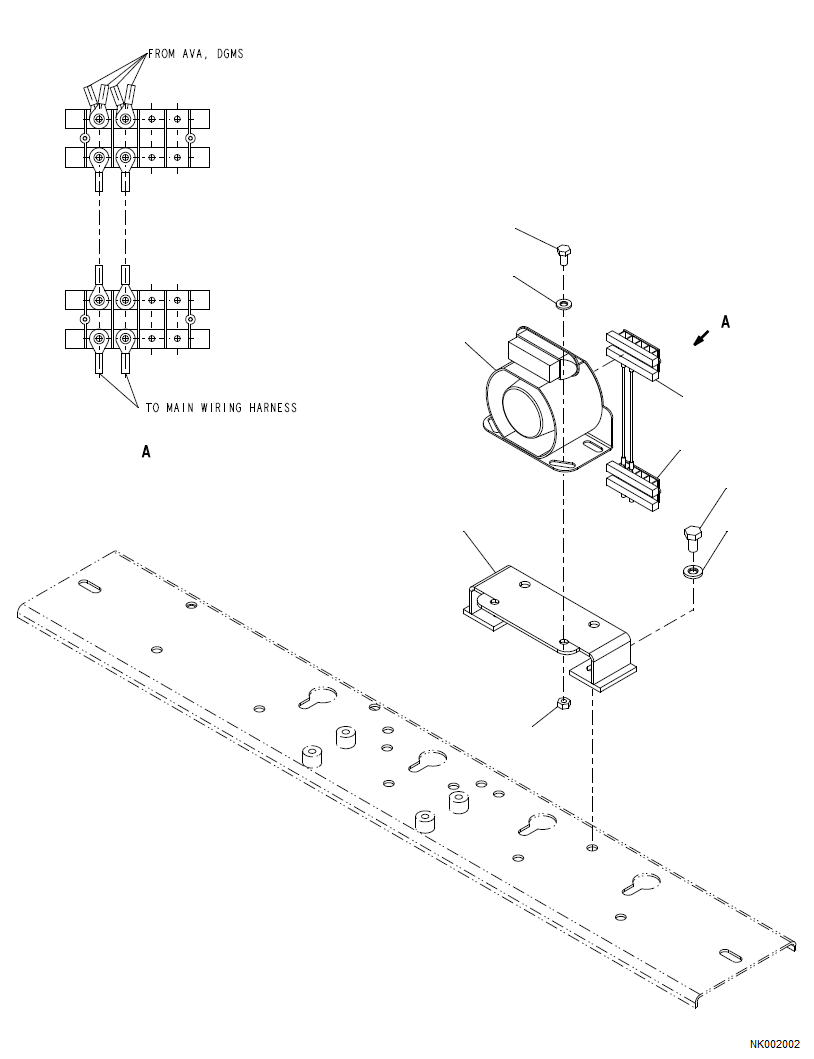 Komatsu parts book diagram for HD785-NI-7 S/N N10561-UP: AVA DGMS U.,KIPL (#N10620 -)