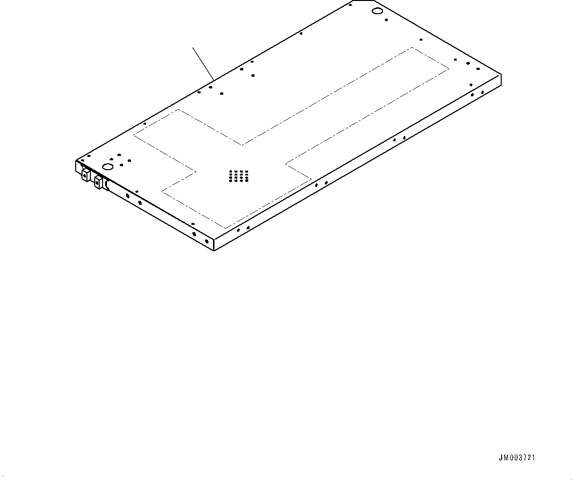 Komatsu parts book diagram for HD785-NI-7 S/N N10561-UP: PLATFORM GROUP (VHMS AND ORBCOMM, PAYLOAD METER, BATTERY DISCONNECT SWITCH, AUTO-GREASING SYSTEM) (PLATFORM, R.H.)