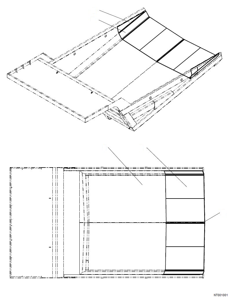 Komatsu parts book diagram for HD785-NI-7 S/N N10561-UP: BODY LINER (2M KIPL)