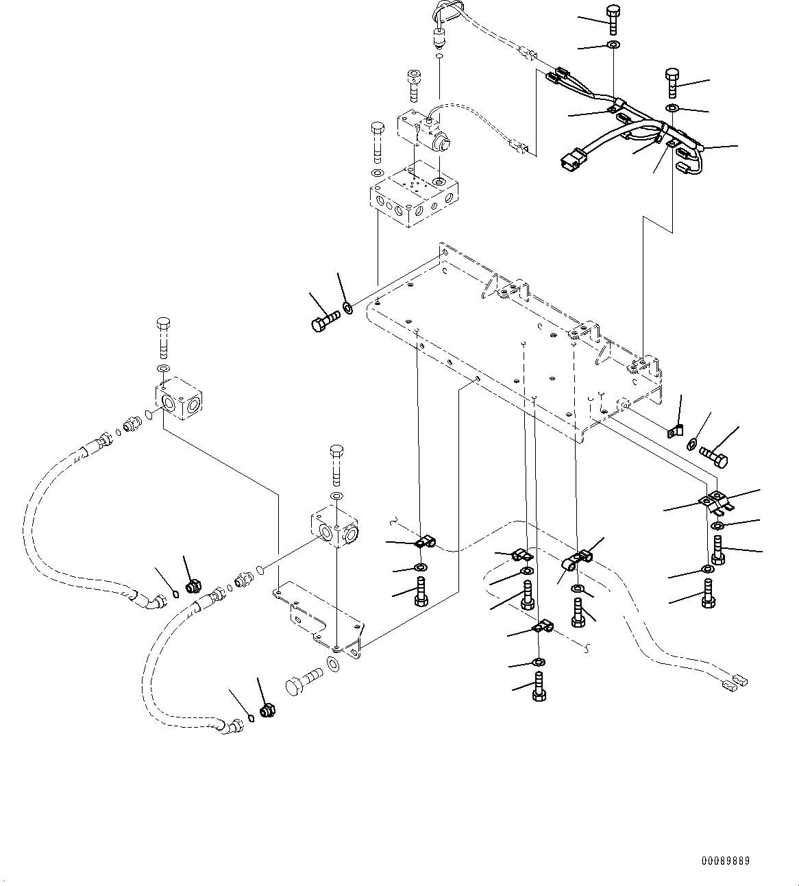 Komatsu parts book diagram for HD785-NI-7 S/N N10561-UP: AUTO SPIN REGULATOR (ASR) (WIRING HARNESS) (2/2)