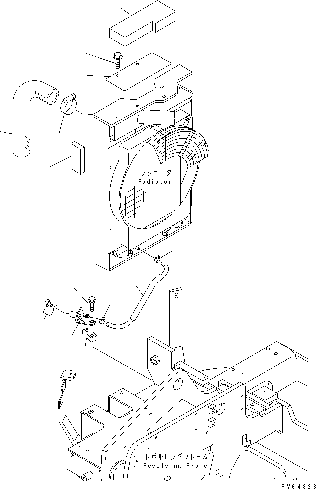 Excavators Komatsu / MX27 S/N 5001-UP(MX27D) / DRAIN PIPING(060040 : C0100-04A0)