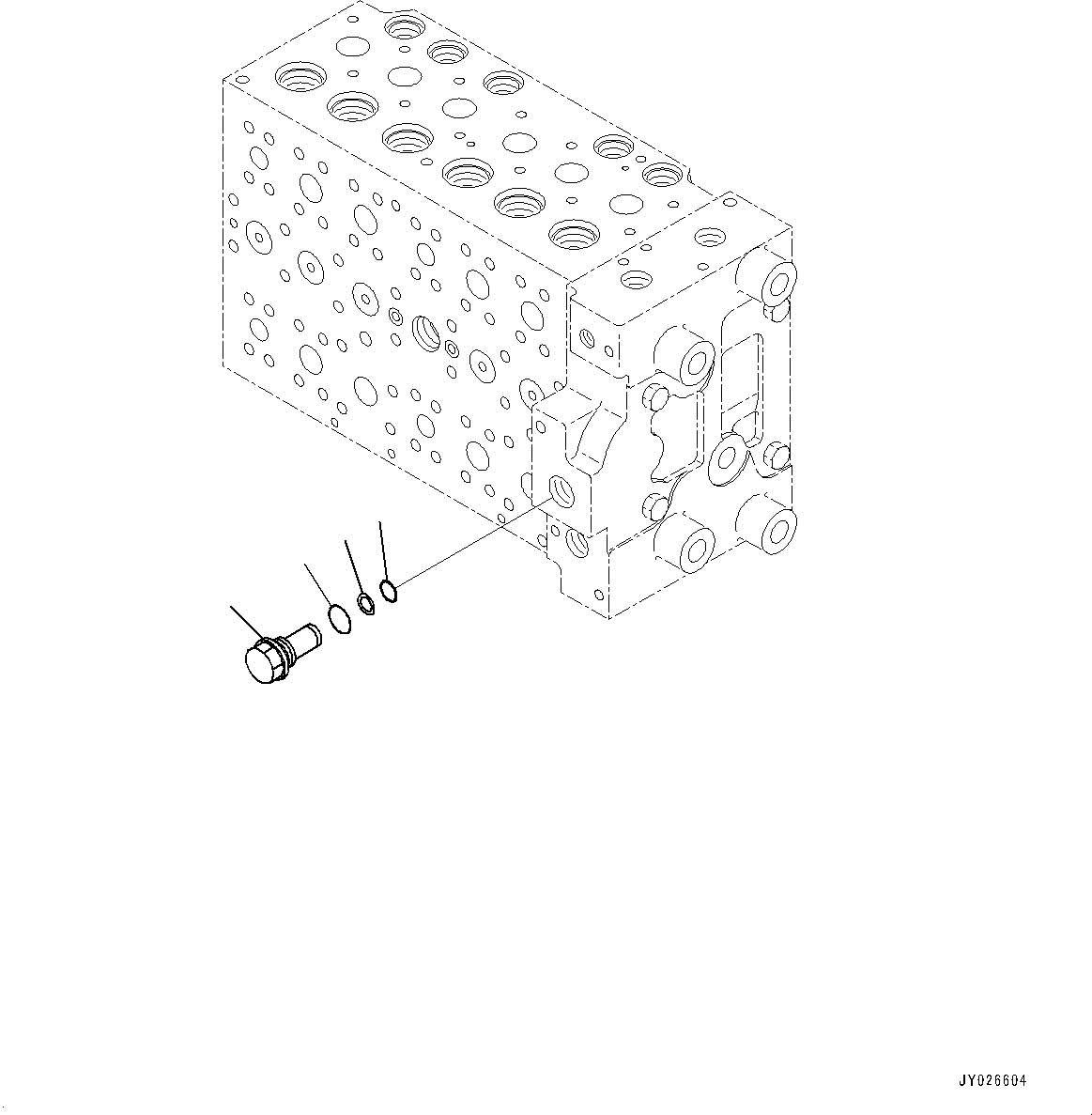 Komatsu parts book diagram for PC240NLC-11 S/N K70001-UP: CONTROL VALVE, 2-ADDITIONAL ACTUATOR PIPING, TOOL CONTROL, 8/9-SPOOL (11/21) (#K70363-)