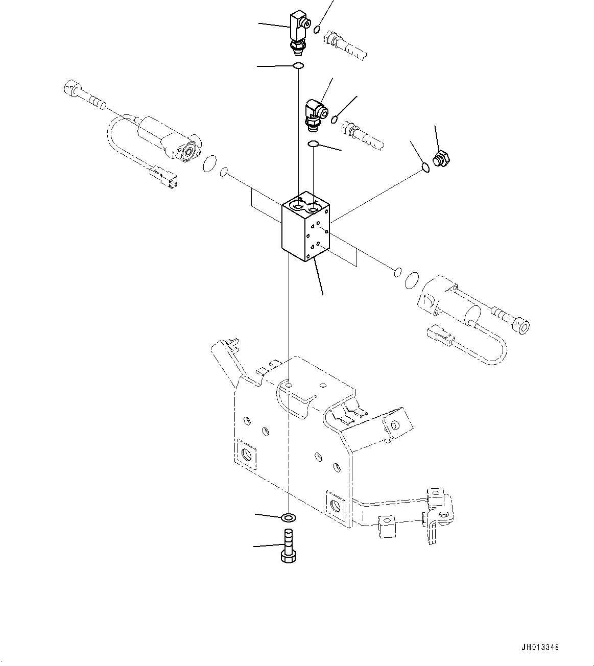 Komatsu parts book diagram for PC240NLC-11 S/N K70001-UP: QUICK COUPLING PIPING, WITH 2-ADDITIONAL ACTUATOR PIPING, EPC VALVE RELATED PARTS