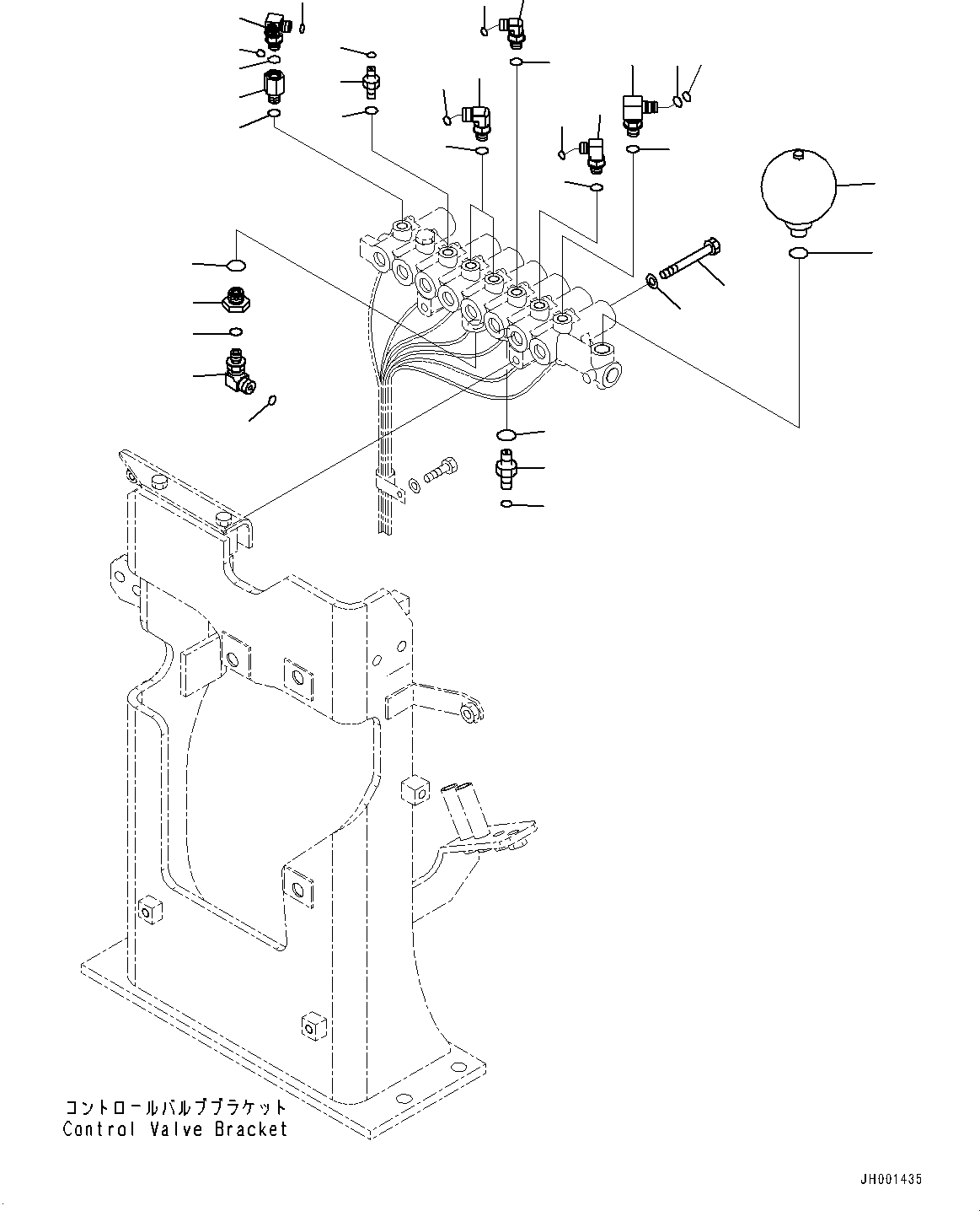 Komatsu parts book diagram for PC300-8 S/N K55001-UP: SOLENOID VALVE, SOLENOID VALVE (2/2)