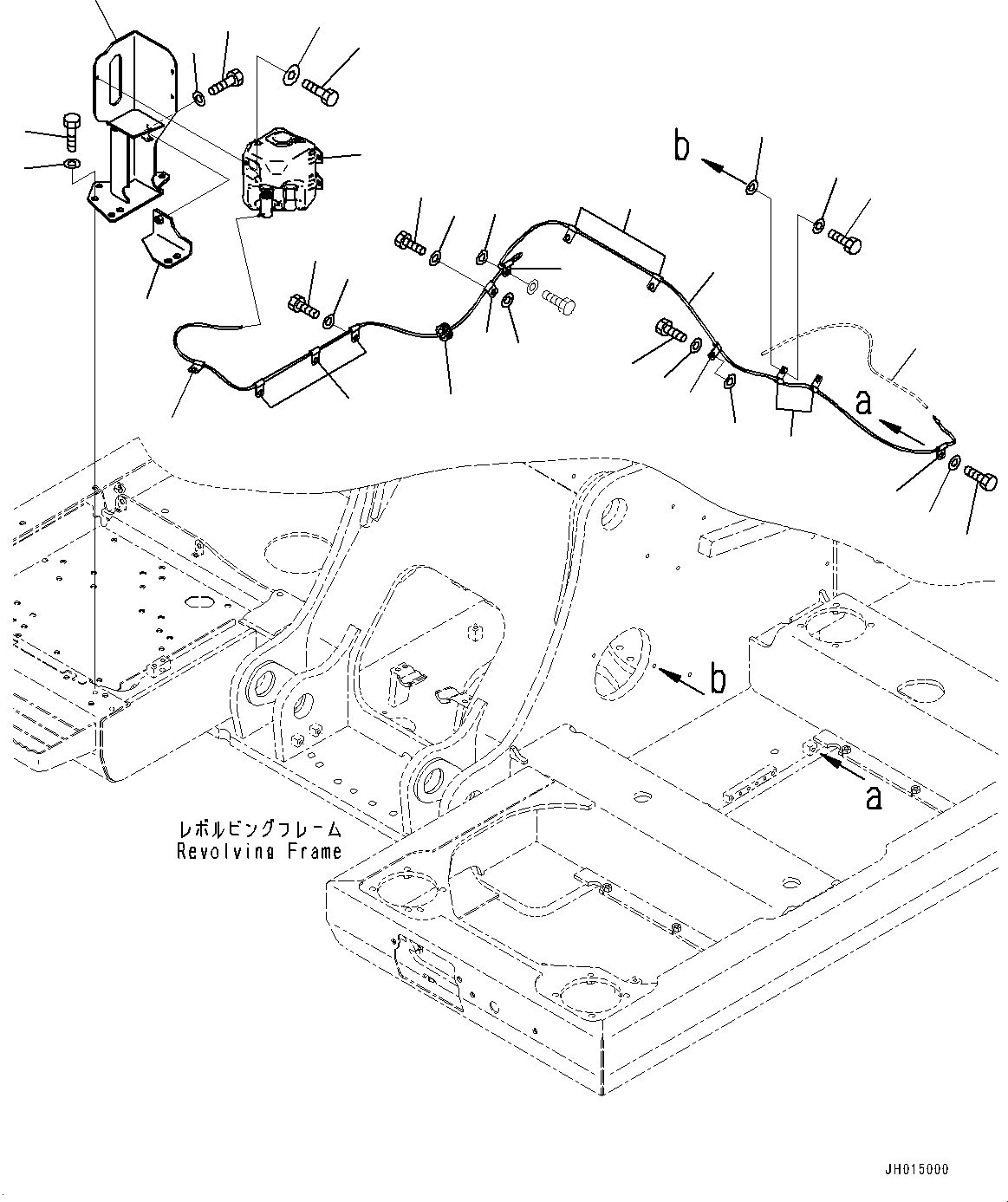 Excavators Komatsu / PC210LC-11 S/N K70001-UP(PC00015U) / Window Washer(K012001 : K0350-001001)