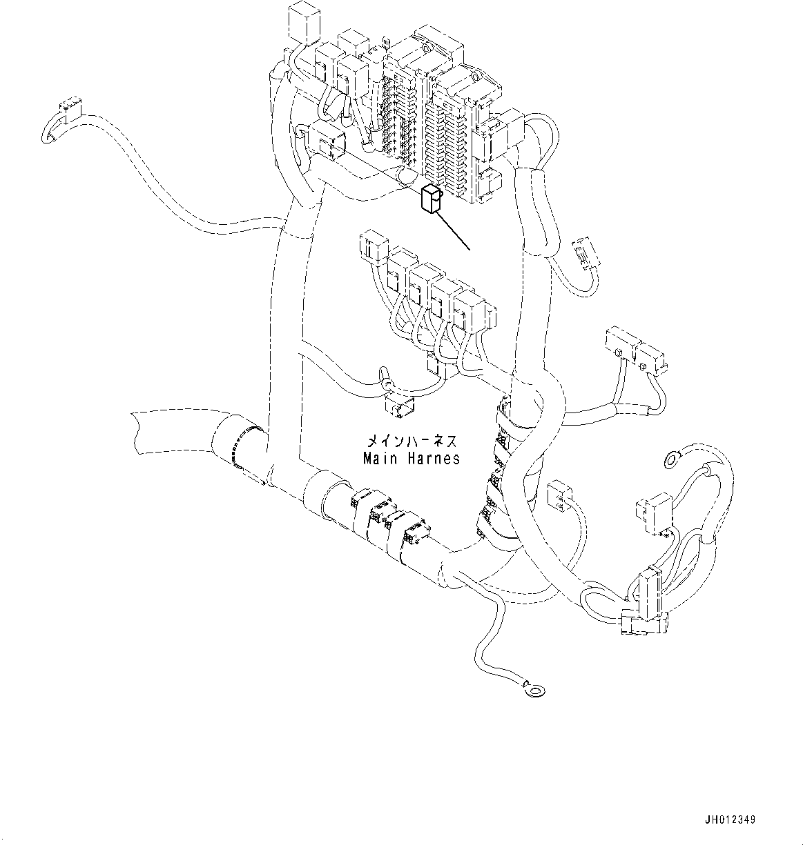 Excavators Komatsu / PC210LC-11 S/N K70001-UP(PC00015U) / Mode Selection Connectors (LC)(K018001 : K1730-002001)