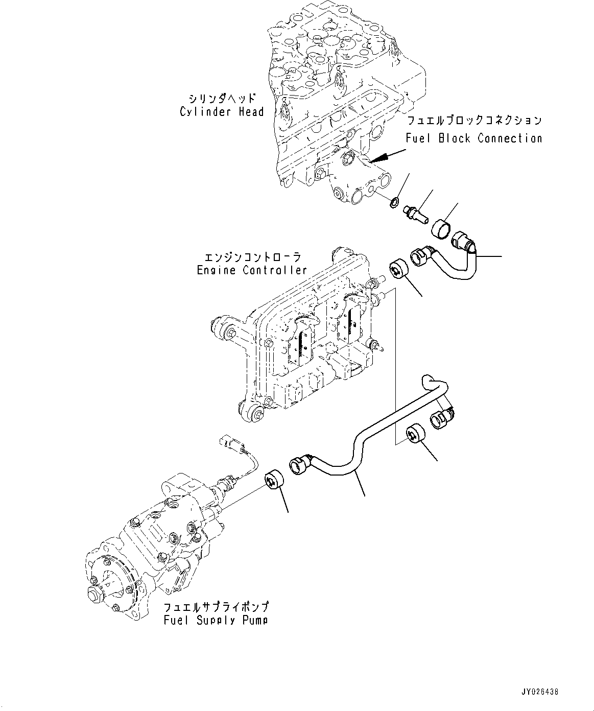 Engines Komatsu / SAA6D114E-6C S/N 26903969-UP (For HB365LC-3)(PC00028U) / Engine Controller Related Parts(A021001 : APH10-001001)