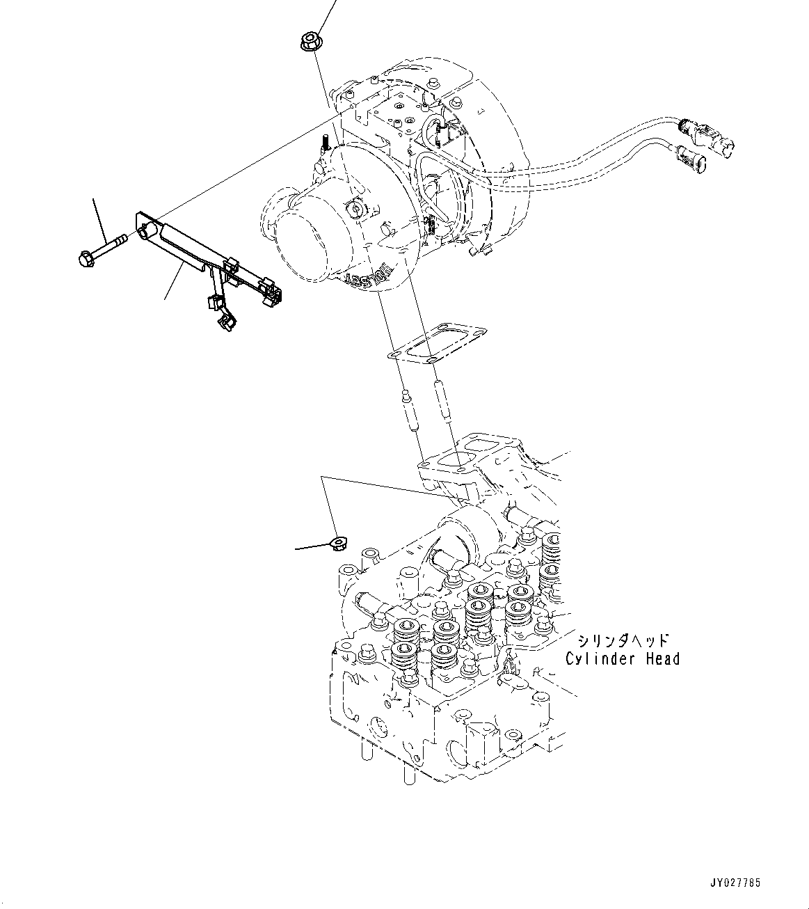 Engines Komatsu / SAA6D114E-6C S/N 26903969-UP (For HB365LC-3)(PC00028U) / Variable Geometry Turbocharger (VGT) Related Parts(A022001 : APP20-001001)