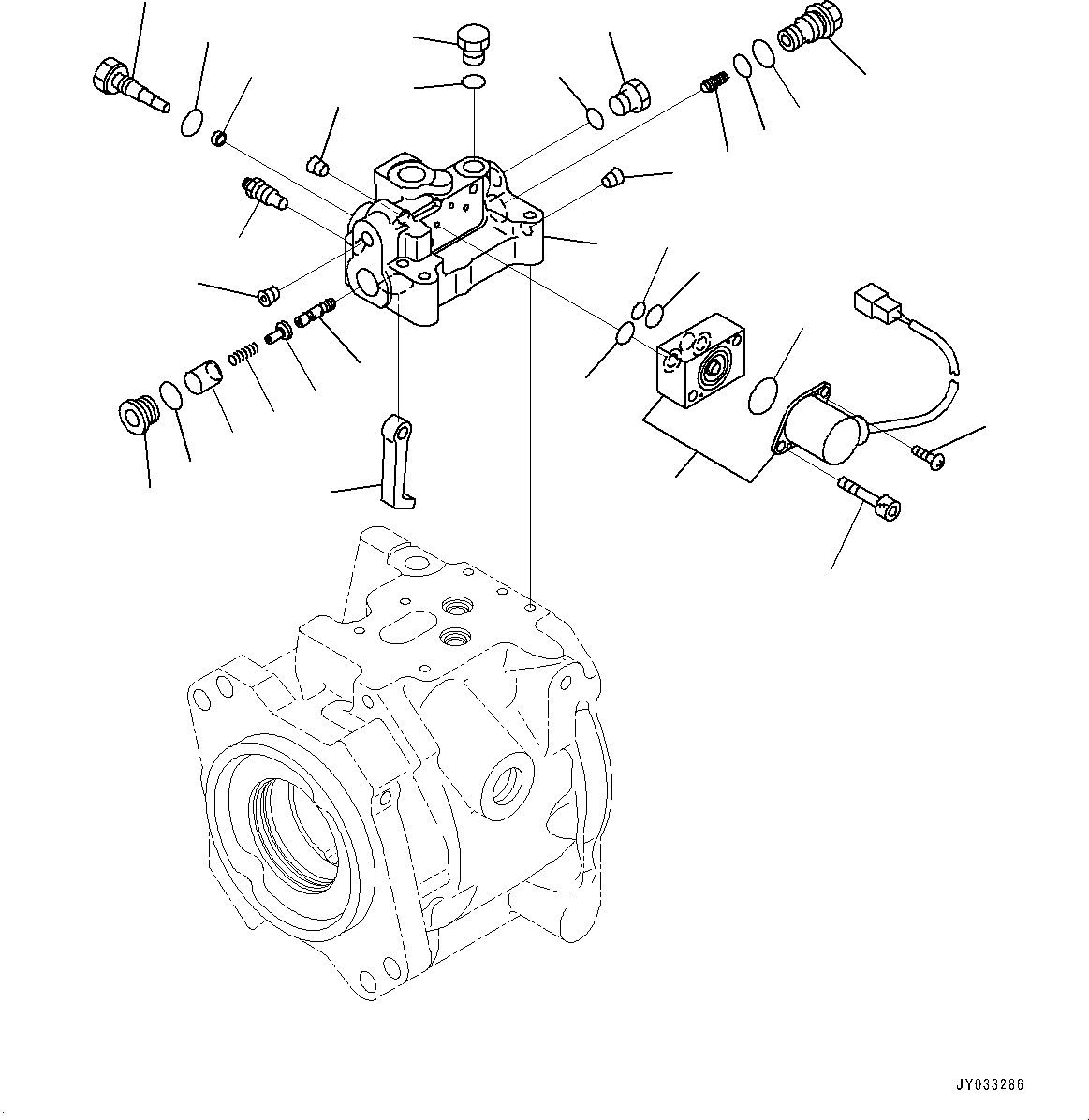 Excavators Komatsu / PC700LC-11 S/N 80013-UP(PC00032U) / Gear Pump, Fan Pump (3/7)(H005003 : H0240-001003)