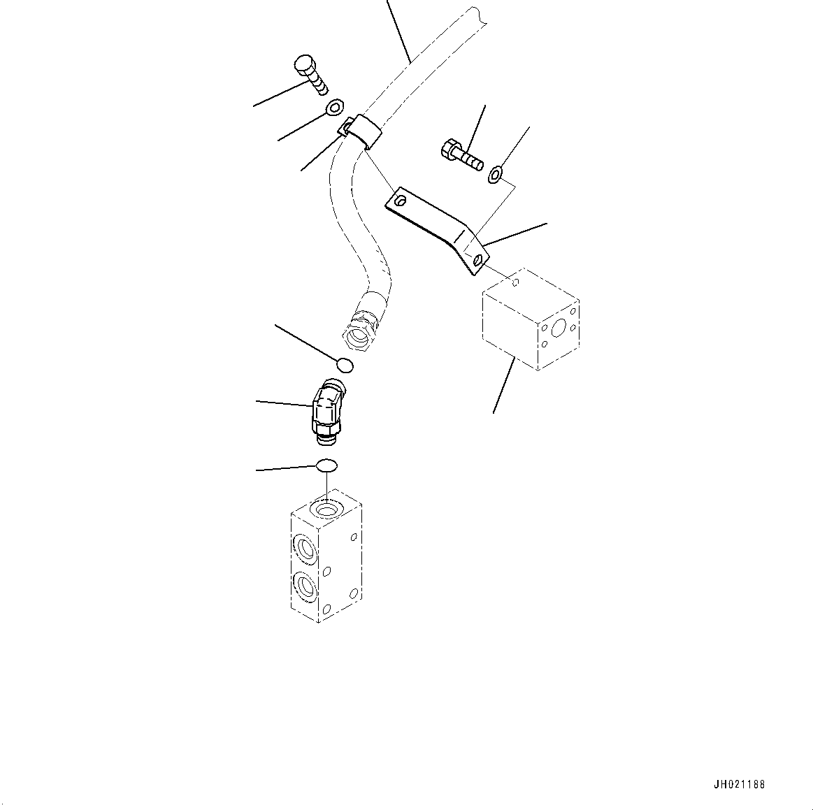 Excavators Komatsu / PC700LC-11 S/N 80013-UP(PC00032U) / Anti-drop Valve, Boom and Arm, Clamp(H016001 : H1250-002001)