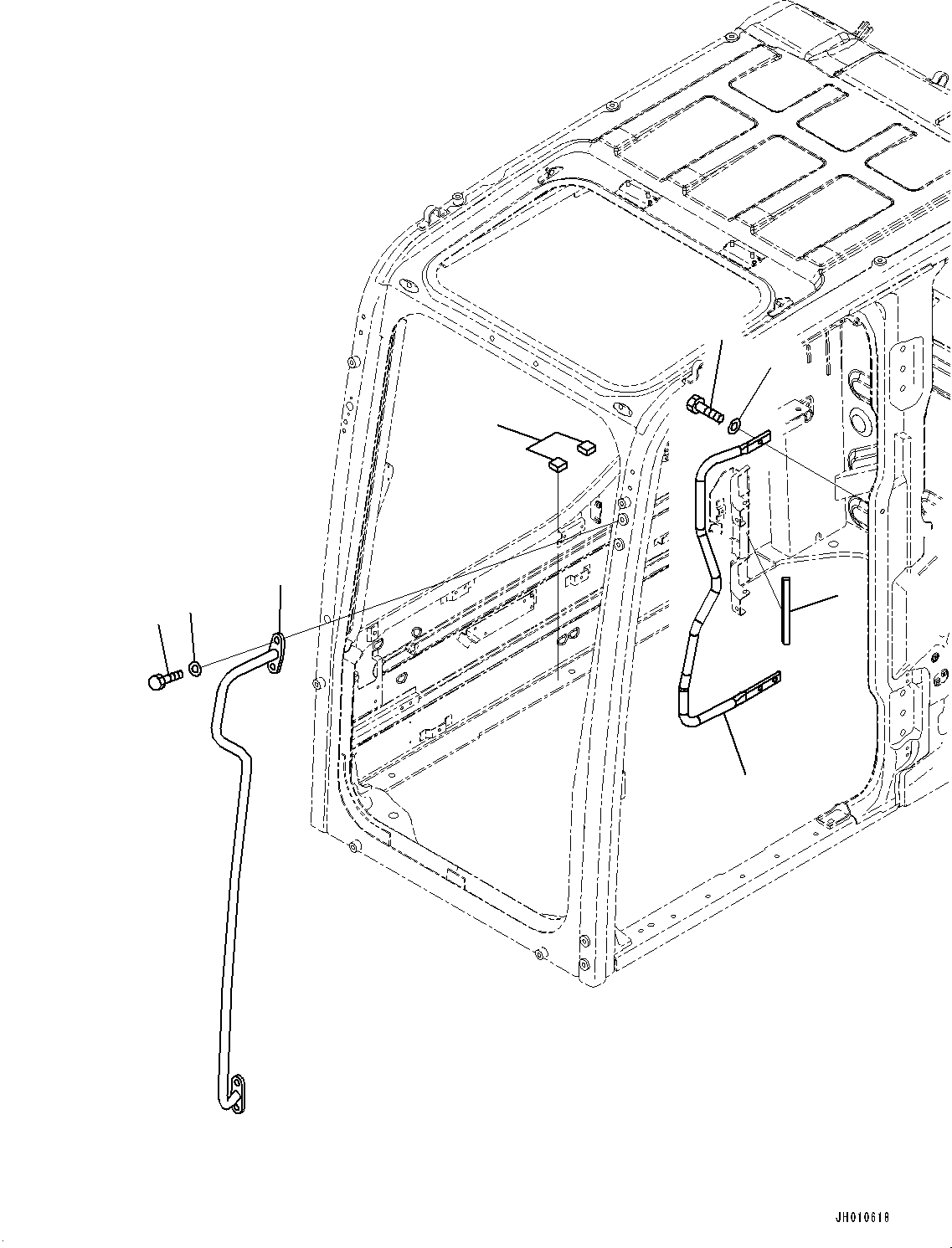 Excavators Komatsu / PC700LC-11 S/N 80013-UP(PC00032U) / Cab, Grip(K014011 : K1110-002011)
