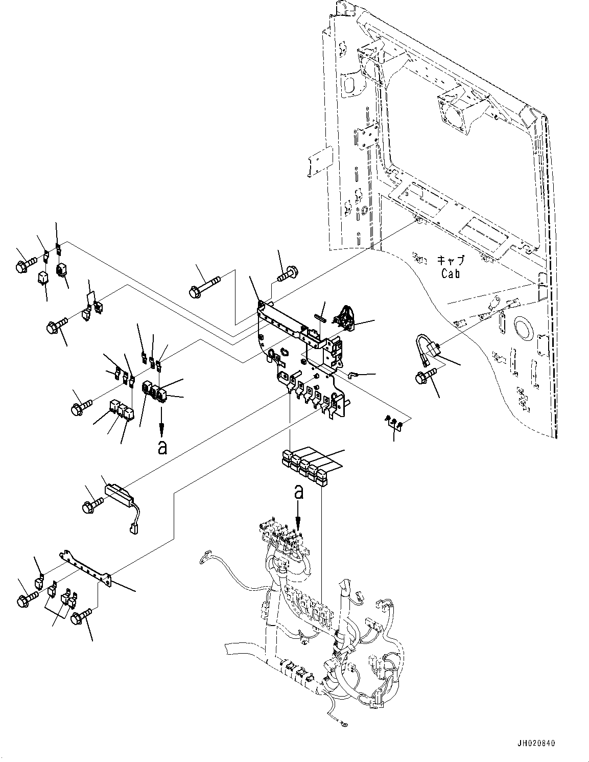 Excavators Komatsu / PC700LC-11 S/N 80013-UP(PC00032U) / Cab, Cab In Parts, Pump Controller and Relay(K014022 : K1110-002022)